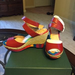 Wedge sandal Never worn